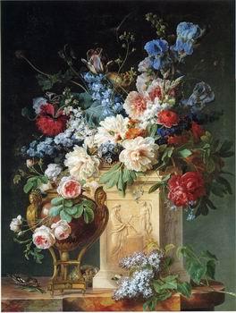 unknow artist Floral, beautiful classical still life of flowers.044 oil painting image